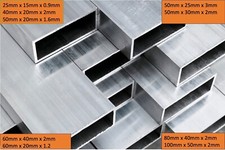 Aluminium rectangular tube - rectangular,