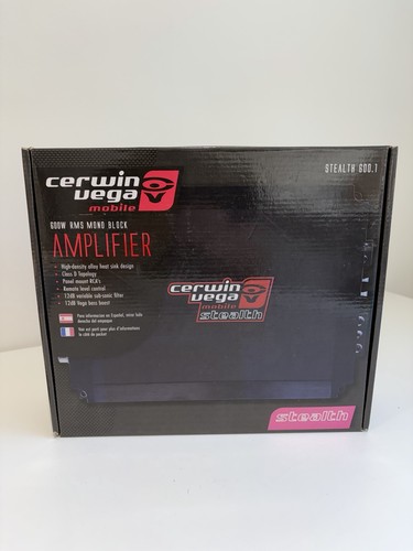 Cerwin vega 600w rms monoblock - rms,