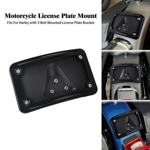 Black curved laydown license - black,