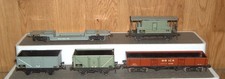 HORNBY DUBLO  'OO'  3 RAIL  MIXED GOOD WAGONS DIE CAST AND TIN PLATE (L946)