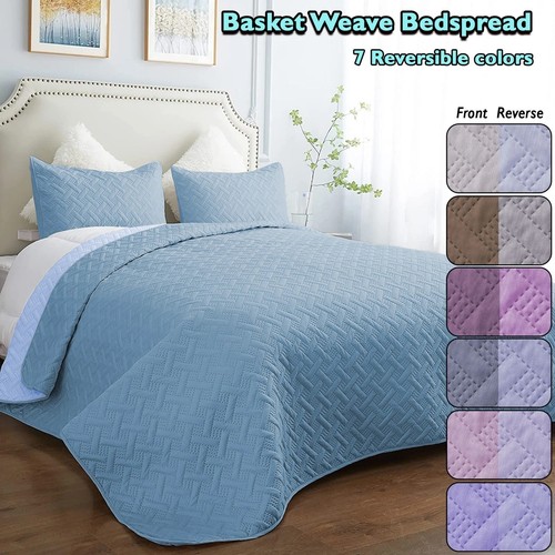 Piece quilted bedspread - quilted,