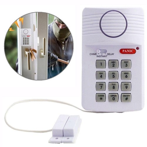 Wireless door alarm shed - alarm,