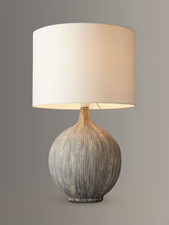 John Lewis Ebony Table Lamp - No Shade