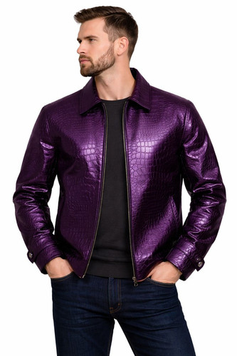 Men metallic purple - men's,