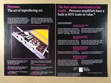 1986 Perreaux SM2 Preamplifier vintage print Ad