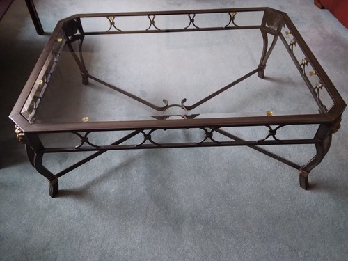 Metal coffee table - , with