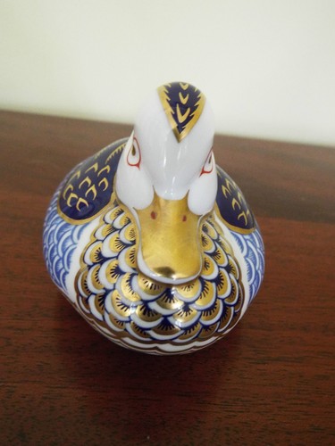 Royal crown derby - crown, duck