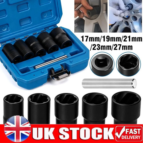 6pce grip twist sockets - n,