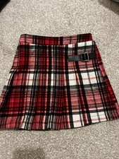 Girls Tu Tartan Red Kilt Age 7