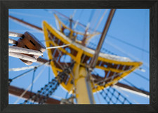 Sailing ship detail Framed