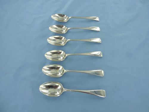Antique set six - set, sterling
