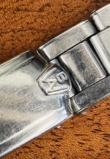 Rolex Bubbleback Bracelet by Watch Accessories Birmingham 1940’s.  V Rare Clasp.