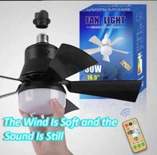 Ceiling fan with LED light and