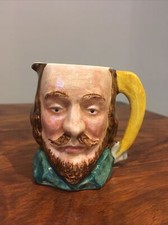 Lancaster Sandland Ware - Character Toby Jug William Shakespeare 7cm Tall