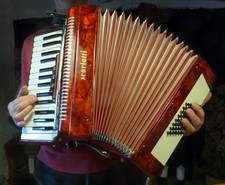 Scarlatti 48 Bass Red Piano