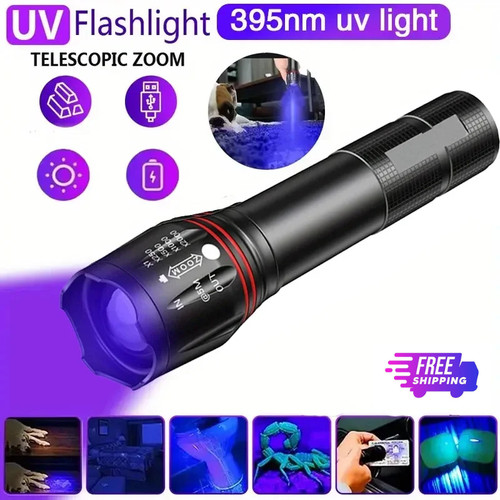 Ultraviolet flashlight - uv,