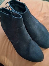 Black Suede Ankle Boots From