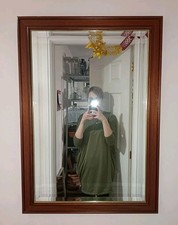 Large Varnished Wood Frame