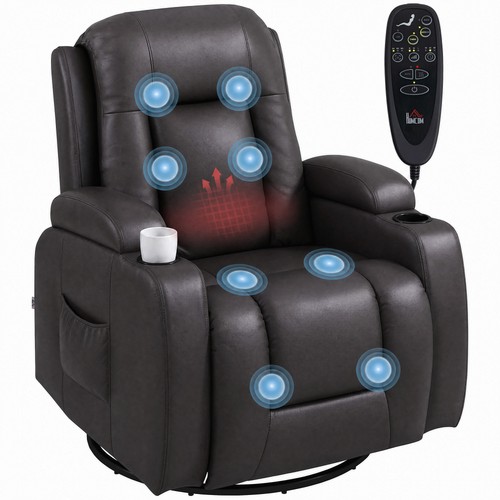 Homcom massage recliner chair - massage,