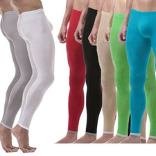 Sexy Mens Compression Pants Athletic Workout Running Gym Tights Base Layer UK
