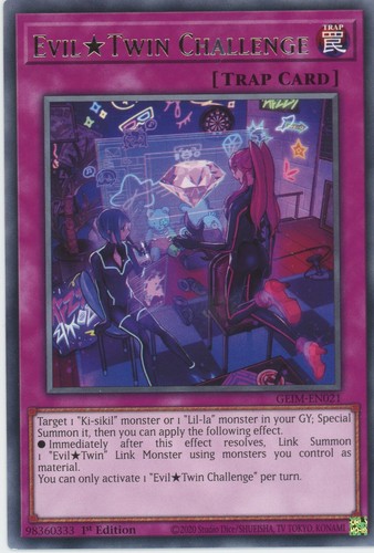 Yugioh evil twin challenge - twin,