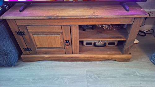 Oak freestanding stand - freestanding, tv