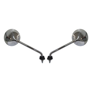 Round mirrors 8mm chrome left - chrome,