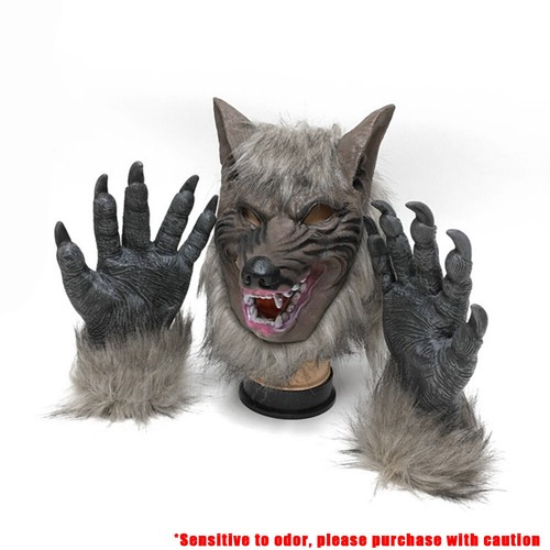 Halloween wolf head - face, mask