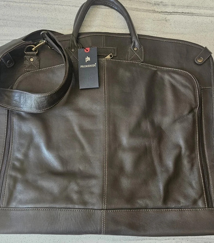 Luxury leather suit carrier - luxury,