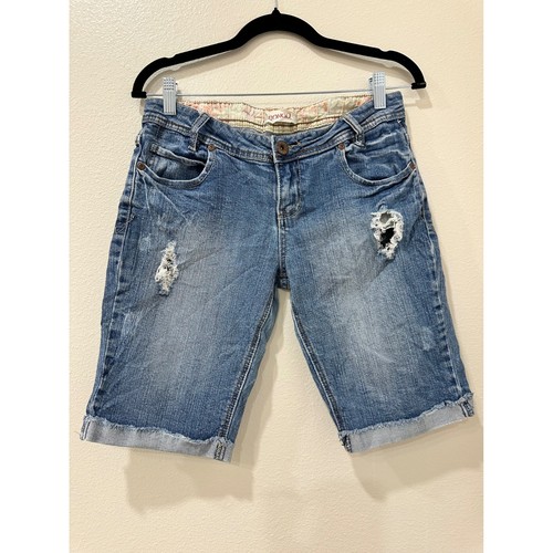 Bongo womens blue distressed - womens,