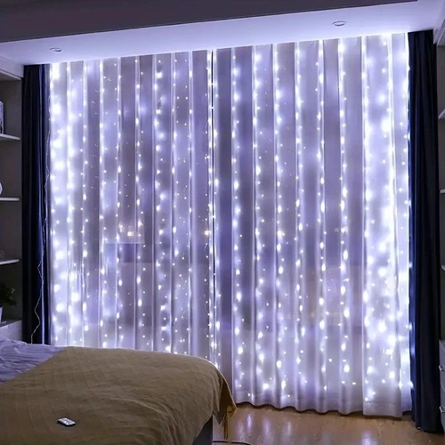 Curtain led string lights - curtain,