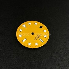 28.5mm Yellow Watch Dial Blue