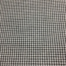 Black & White Dog Tooth Patterned Upholstery Fabric, Material 140cm  - No. 287L