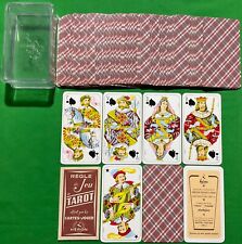 Old Vintage French Heron * REGLE du Jeu de TAROT * Playing Cards FORTUNE TELLING
