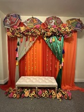 Mehndi Dhoki Haldi Wedding Stage FOR HIRE *MANCHESTER U.K. HIRE ONLY*