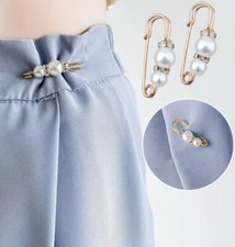 Set of 4 Faux Pearl Pants Gold