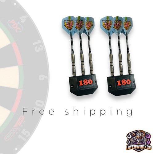 Wall mounted darts holder - x,