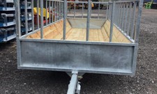 CATTLE FEED TRAILER GALVANIZED