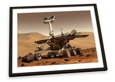 NASA Mars Rover Space Brown FRAMED ART PRINT Picture Poster Artwork
