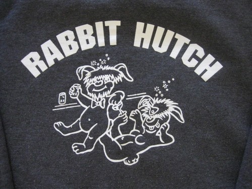 Rabbit hutch crew neck - neck, gray
