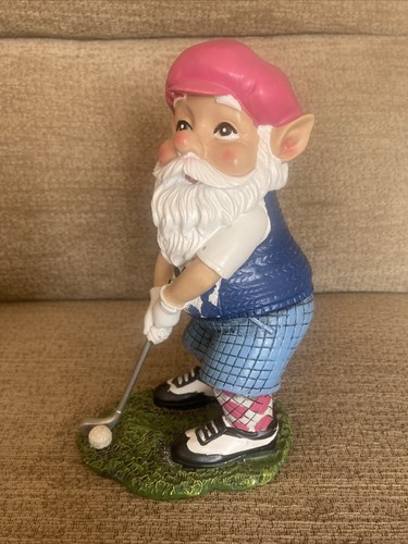 Garden gnome golf ornament - gnome,