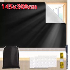 300x145cm Portable Blackout Blind Blinds Window Easy to Stick Travel and Bedroom