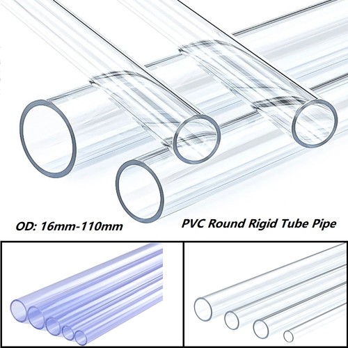 Clear pvc round - round, tube