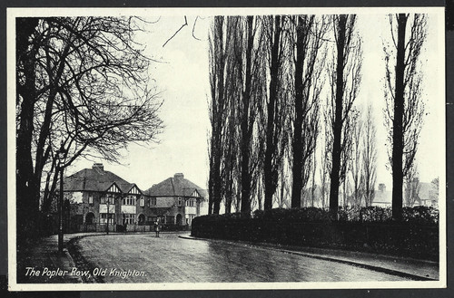 Leicestershire the poplar row - leicestershire,