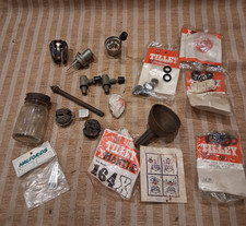 JOB LOT VINTAGE TILLEY LAMP SPARES - MOST UNUSED - VINTAGE TILLEY LAMP