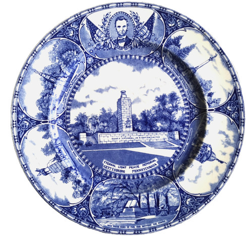 Adams blue and - (staffordshire),