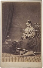 CDV GIRL NAMED AMY PUTMAN WITH
