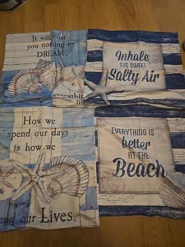 Beach coastal cushion - coastal, cover