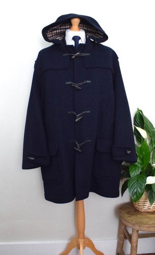 Aquascutum navy melton wool - navy,