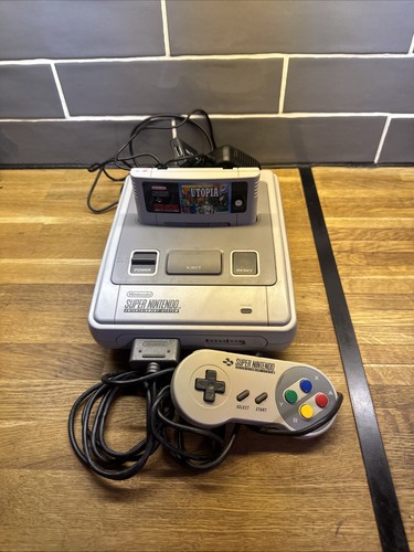 Nintendo snes console with - console,